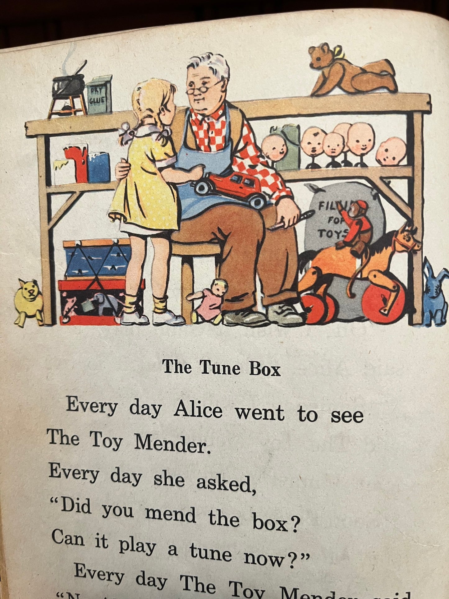 1941 "Alice & Jerry" Vintage Hardcover Children's Reader