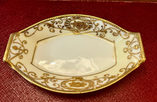 Antique Nippon Porcelain Celery Salt Cellars
