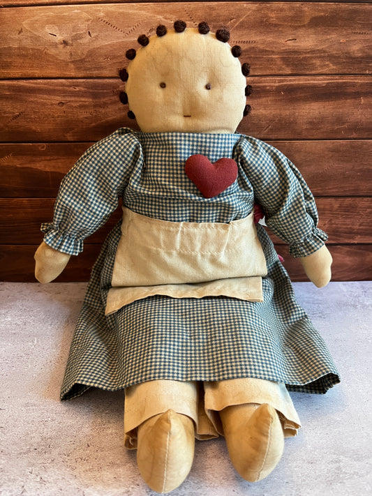 Primitive Folk Art Rag Doll