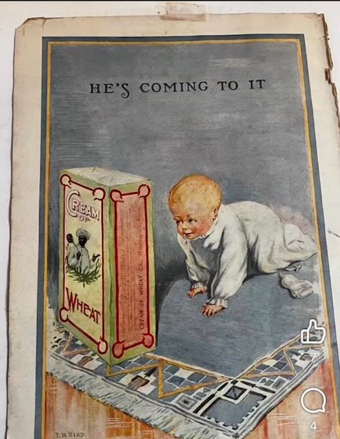 Antique Delineator Framed Artwork: Female Subject (January 1912 edition)