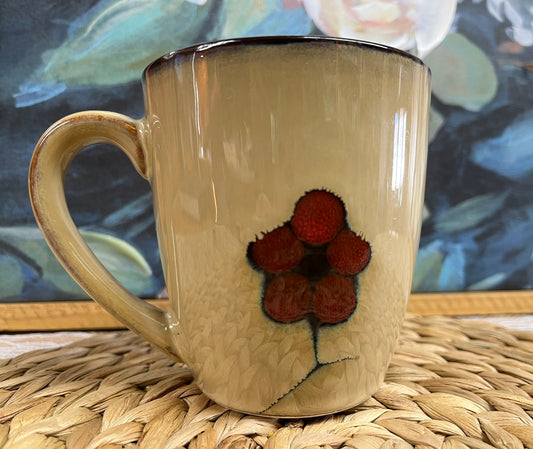 Vintage Pfaltzgraff "Aster" Stoneware 12 oz. Floral Mug