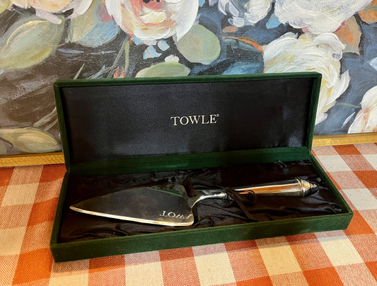 Mid-Century Towle Silver-Plated & Stainless Steel Cake Server