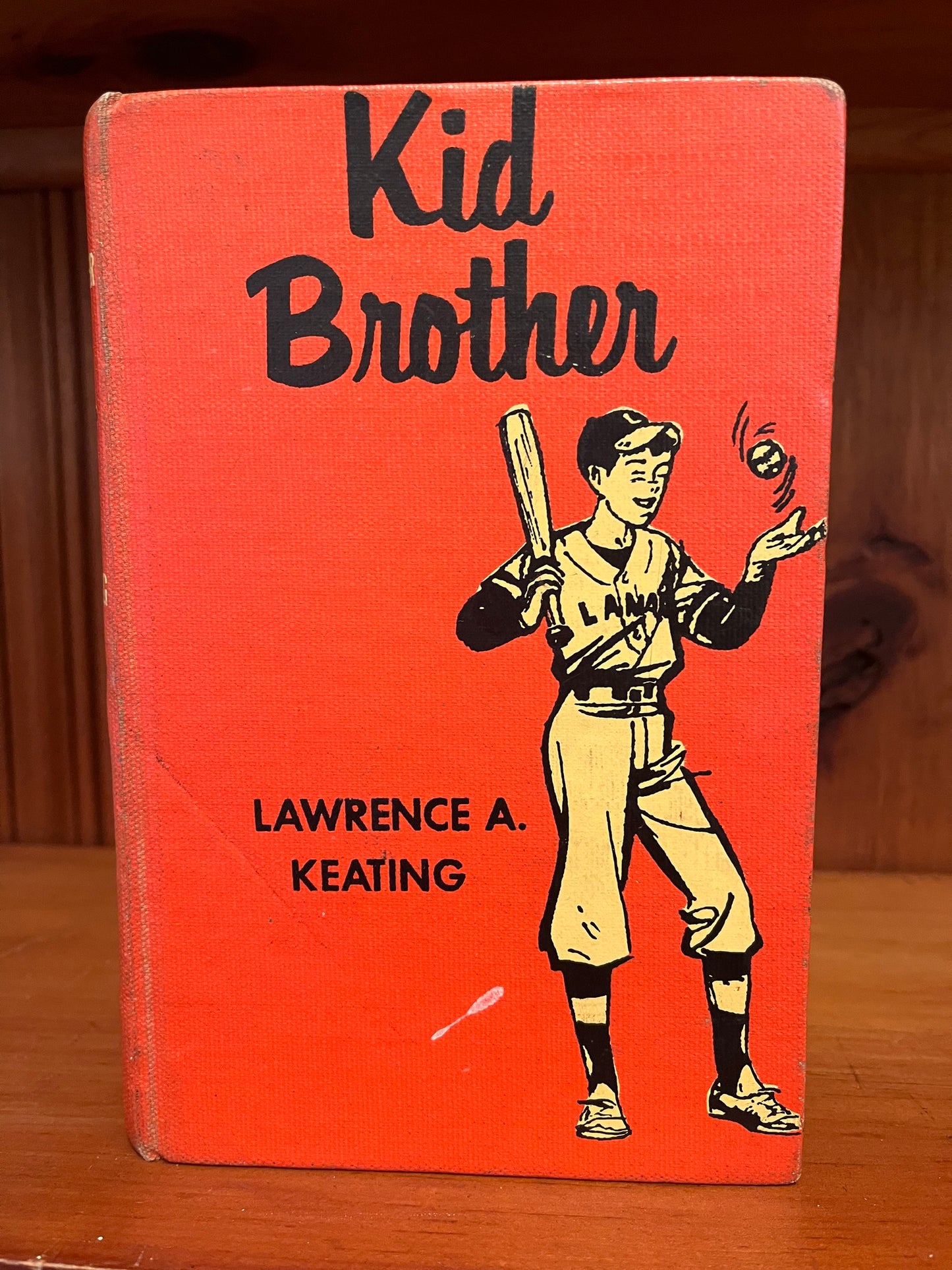 1956 "Kid Brother" Vintage Hardcover Juvenile Fiction Sports Novel