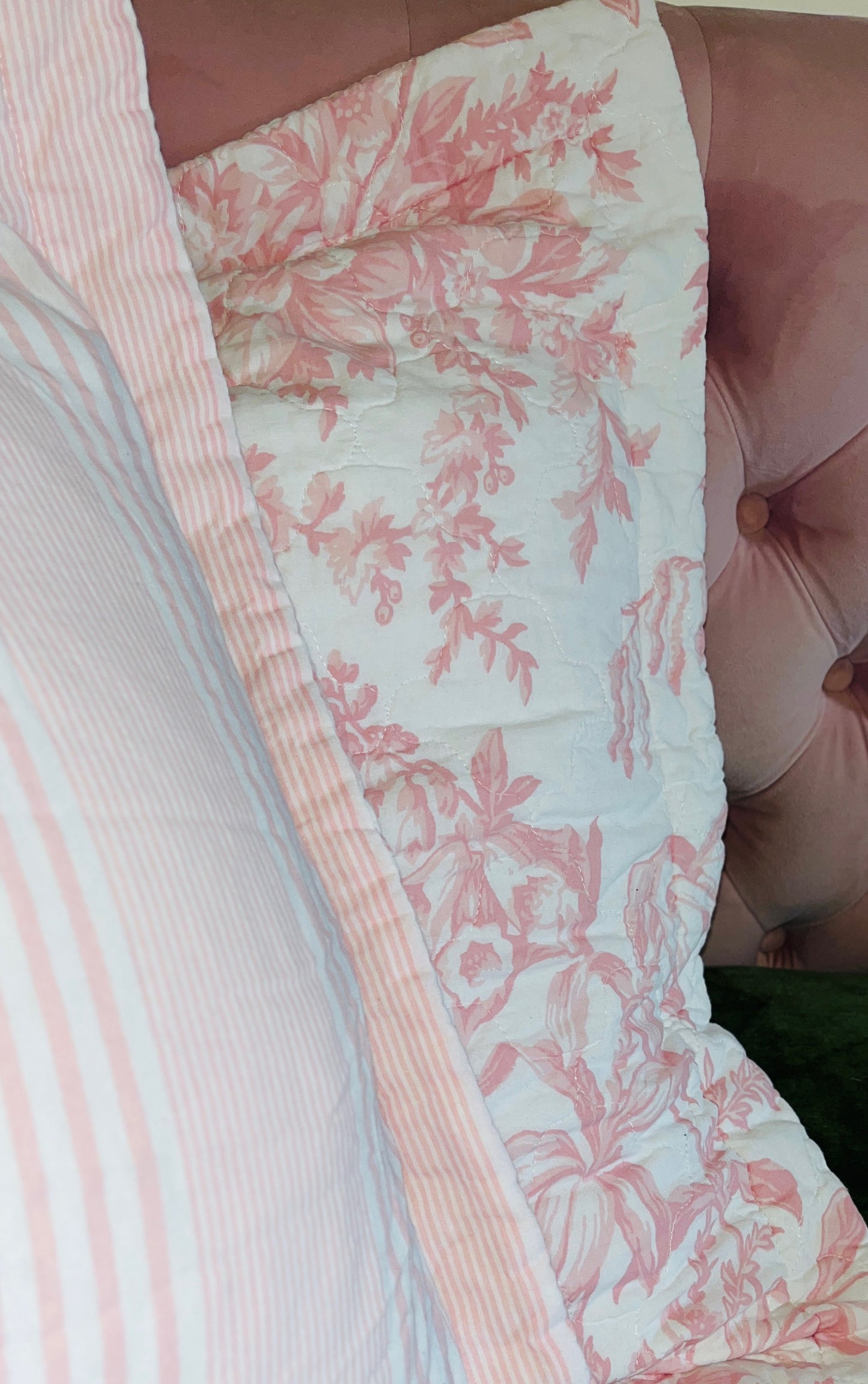 Laura Ashley Bedford Pink Pillow Shams