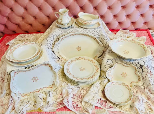 O.P. Co. Syracuse Antique China Set