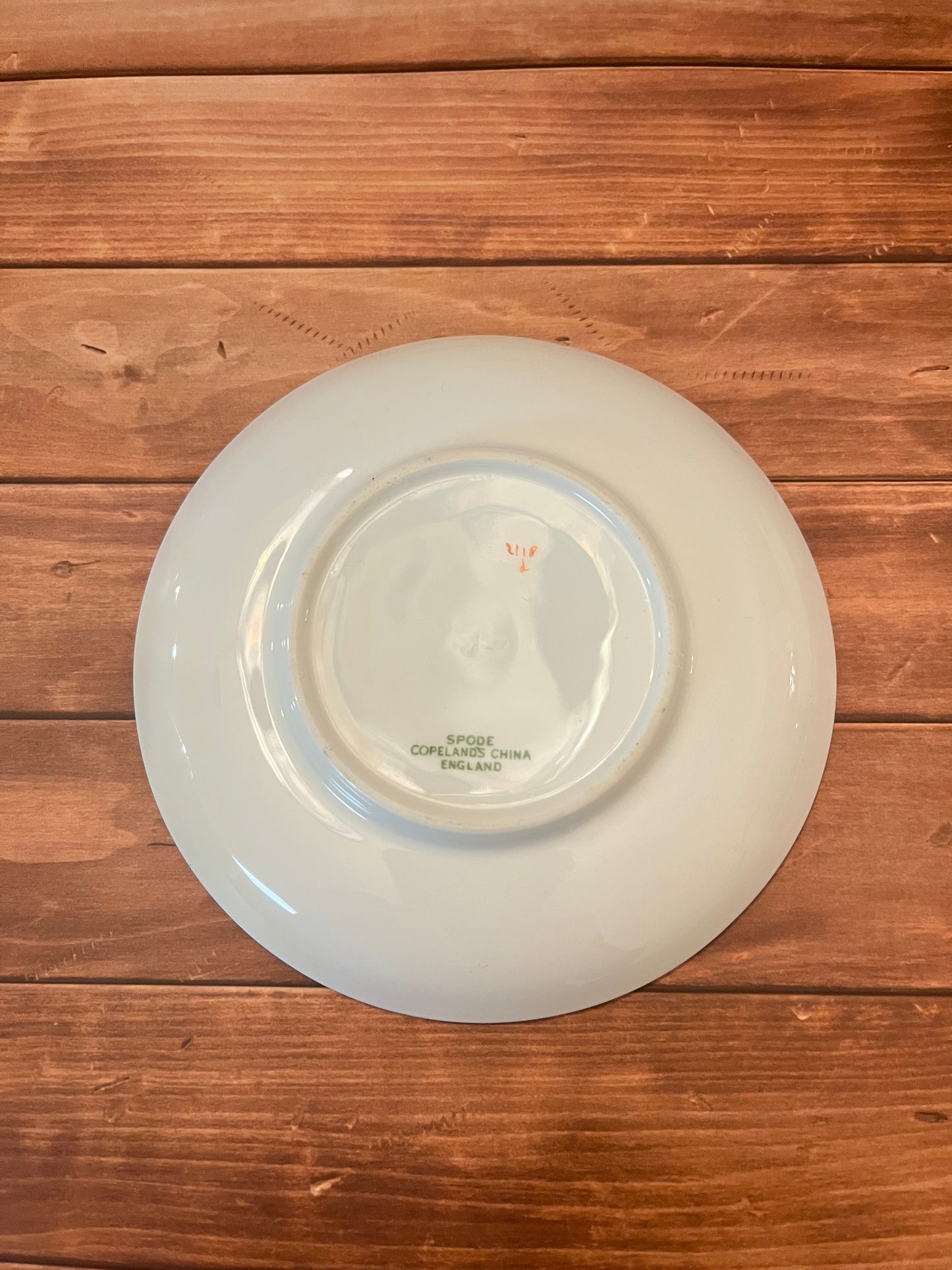 Antique Copeland Spode "Peacock" Saucer