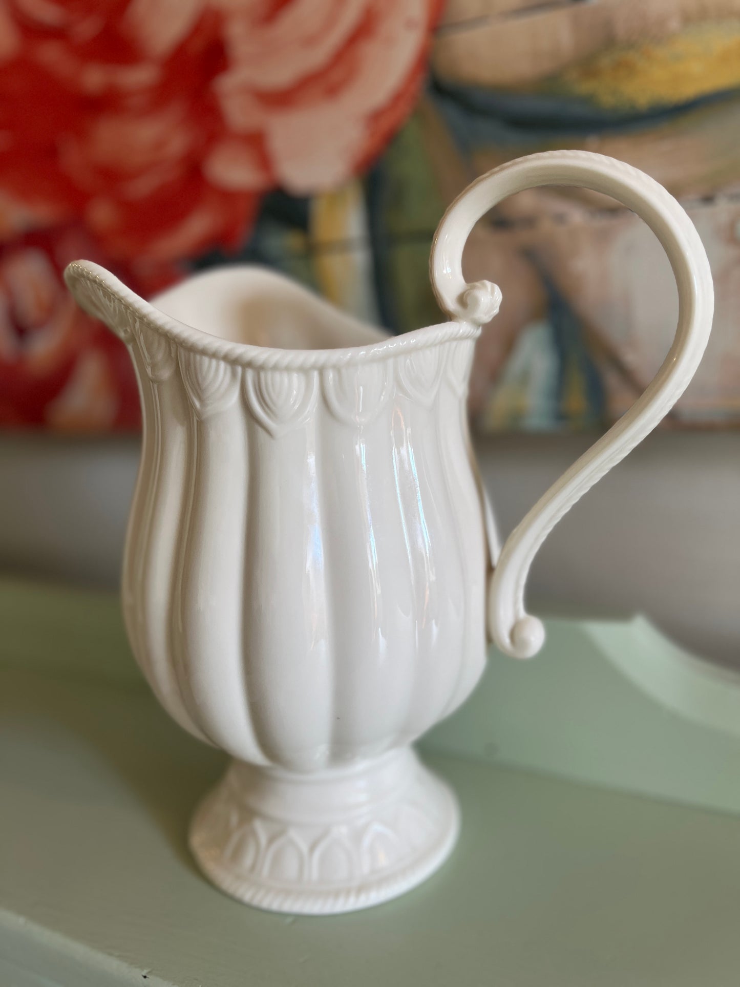 Nostalgia by Skye McGhie Fine Porcelain Pitcher
