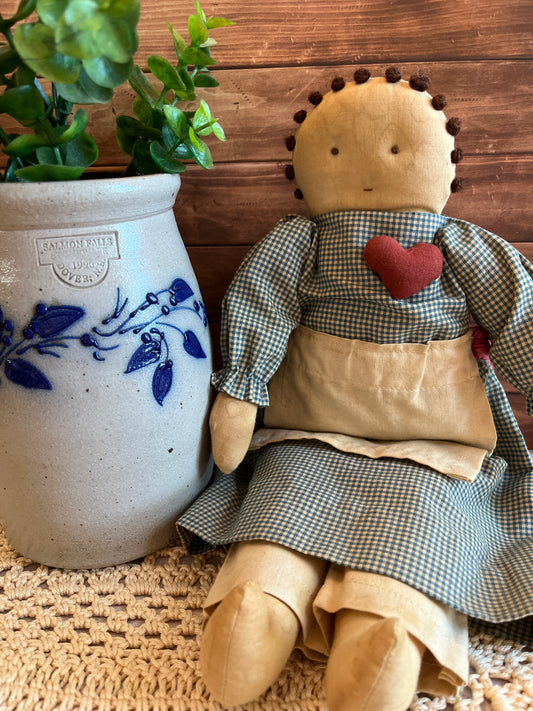 Primitive Folk Art Rag Doll