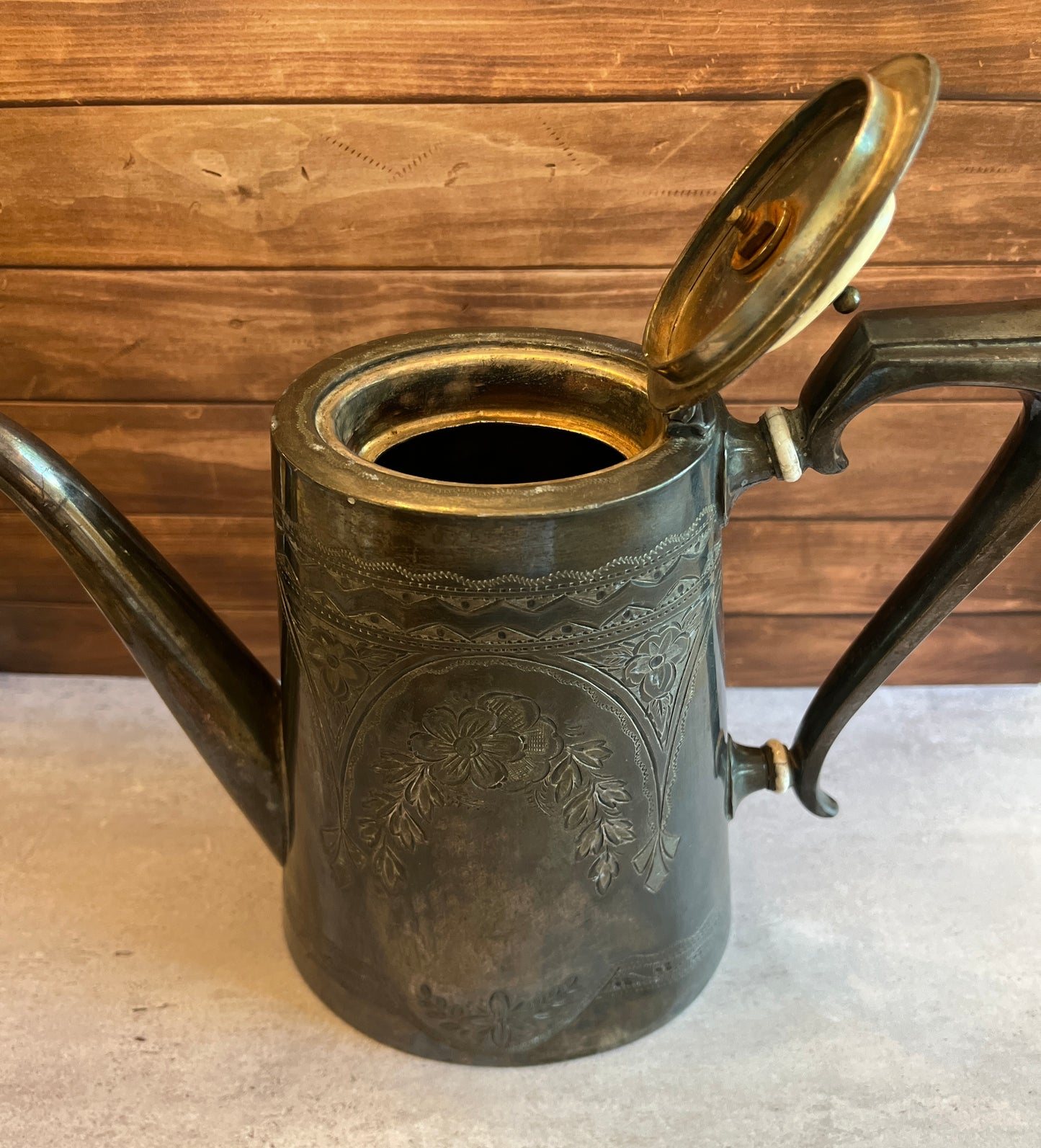 Gilded Era Electroplated Teapot