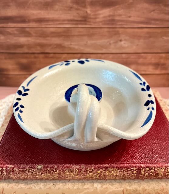Vintage Williamsburg Pottery Candle Holder