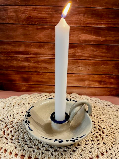 Vintage Williamsburg Pottery Candle Holder