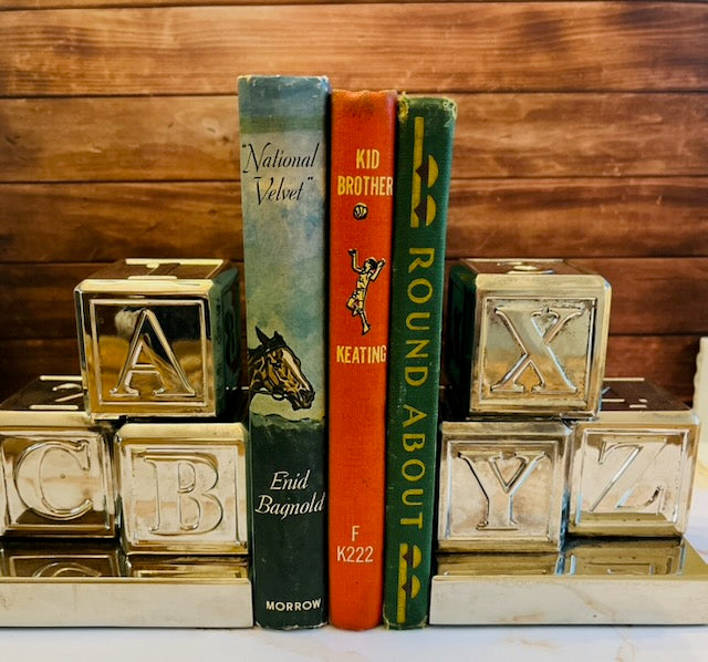 Silver Plated Red Envelope Bookends